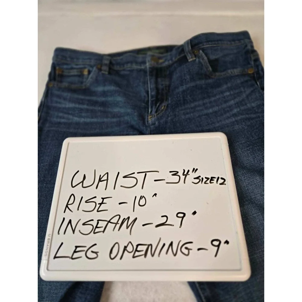 Levis 515 Bootcut Jeans Womens 12M Dark Wash Stretch Denim‎ Mid Rise 34x29